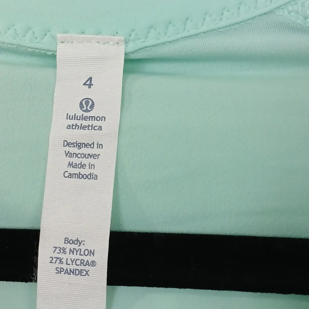 Lululemon Athletica Runbeam Hoodie Mint Green Size 4 - Picture 6 of 11